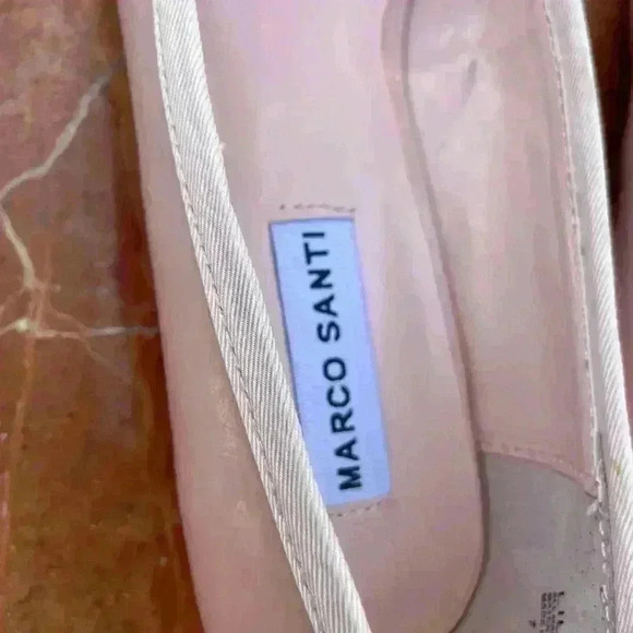 Marco Santi blush flats size 7 gorgeous - Picture 4 of 4